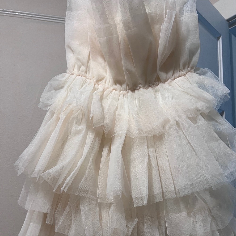 MABLE RUFFLE STRAPLESS MINI - Picture 4 of 5